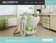 Tablet Screenshot of dentistinroundrock.com